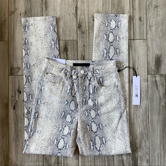 JOE'S The Luna High Rise Cigarette Jean Pristene Snake SZ 24 NWT - Picture 4 of 15